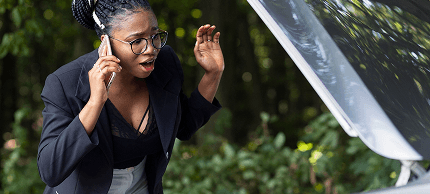 aggressive driving illustration